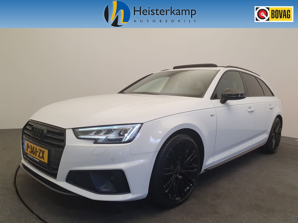Audi A4 Avant 40 TFSI Sport S line black edition Panorama dak, ACC, Camera