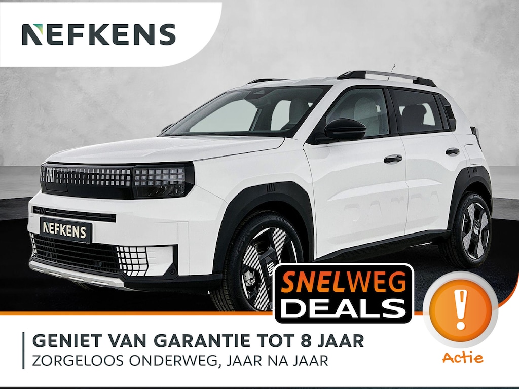 Fiat Grande Panda La Prima 113pk 44 kWh Automaat | Stoel-/Stuurverwarming | Camera | Stoel-/Stuurverwarming | LED Koplampen | DAB Ontvanger | Climate Control | Cruise Control | 17"LMV | Apple Carplay/Android Auto |
