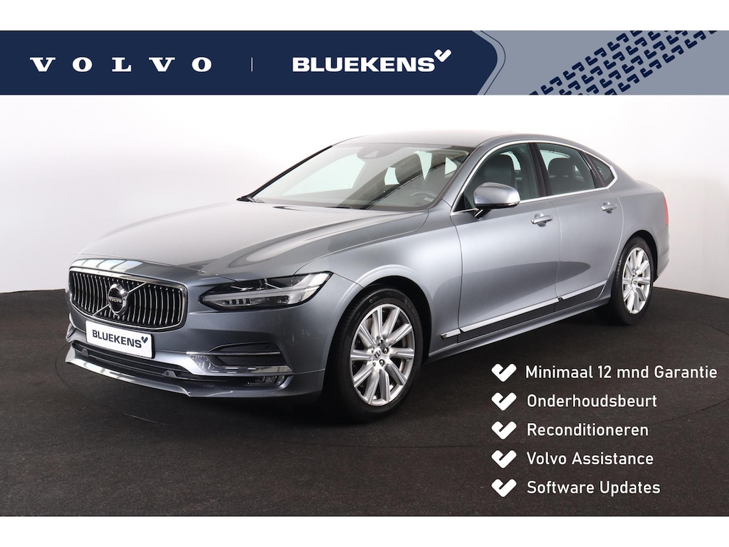 Volvo S90 T4 Inscription - IntelliSafe Assist & Surround - Parkeercamera achter - Verwarmde voorstoelen - Parkeersensoren voor & achter - Elektr. bedienb. voorstoelen met geheugen - 18' LMV