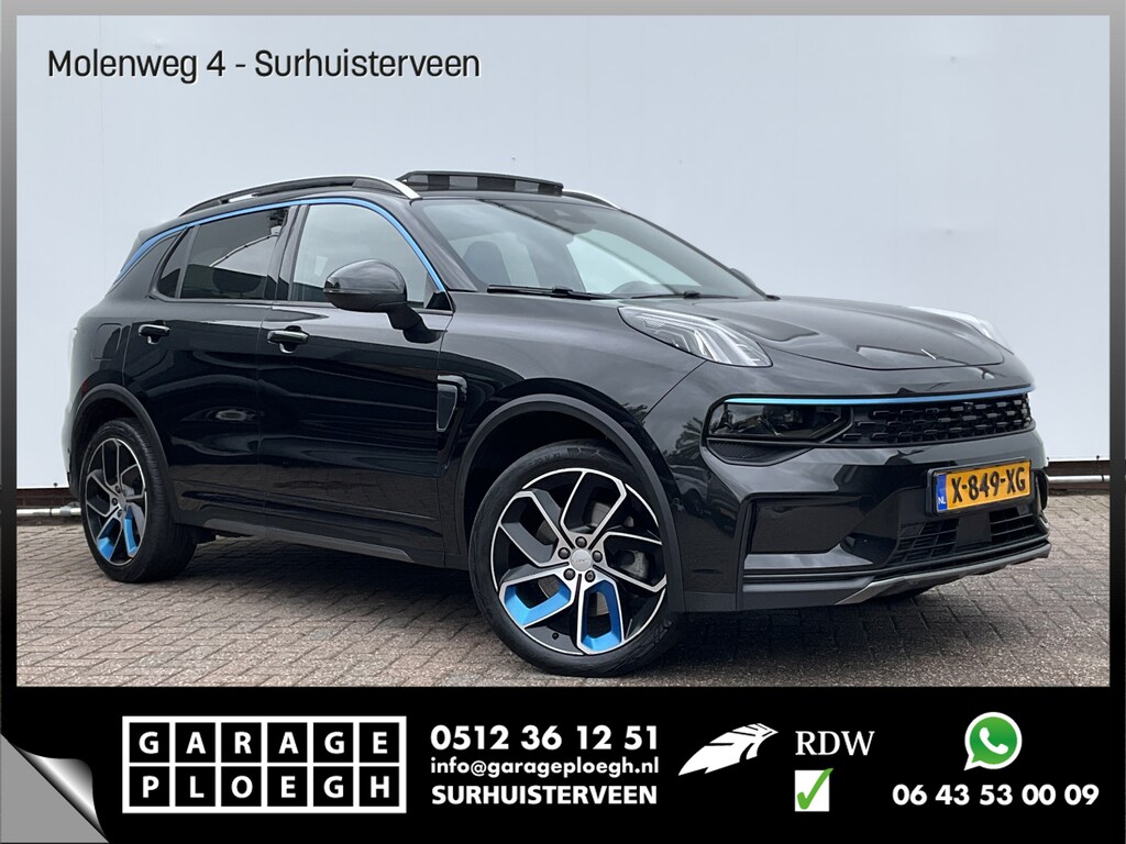 Lynk & Co 01 1.5 PHEV 262PK (2024) Adapt.Cruise 360° Hemel Black Carplay Plug-in Stoelverw Vol opties!