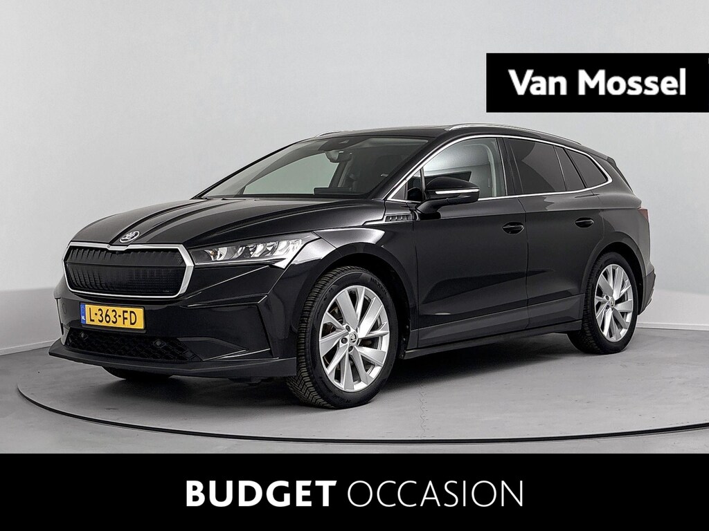 Skoda Enyaq iV 60 | SOH 91% | Apple Carplay | Android Auto | Bluetooth | Buitenspiegels Elektrisch verstel- en Verwarmbaar | Cruise Control Adaptief | Electronic Climate Control | Lichtmetalen Velgen | Navigatiesysteem | trekhaak Elektrisch Uitklapbaar Sportstuur | Lederen Bekleding | Stoelverwarming | Head-up Display | Panoramadak | Parkeersensor Achter | Stuurwiel Multifunctioneel |