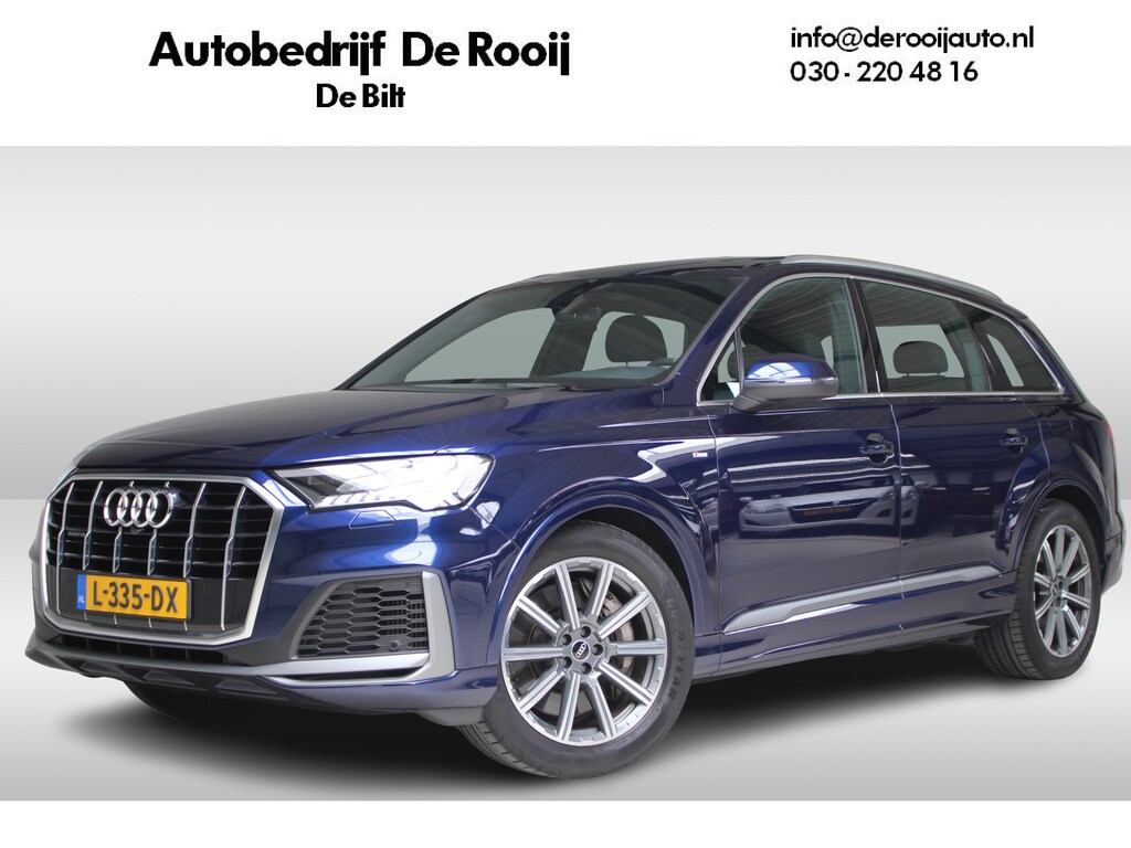 Audi Q7 55 TFSI e quattro Pro Line S Panoramadak | El. Stoelverstelling | PDC+Camera | 20"Velgen