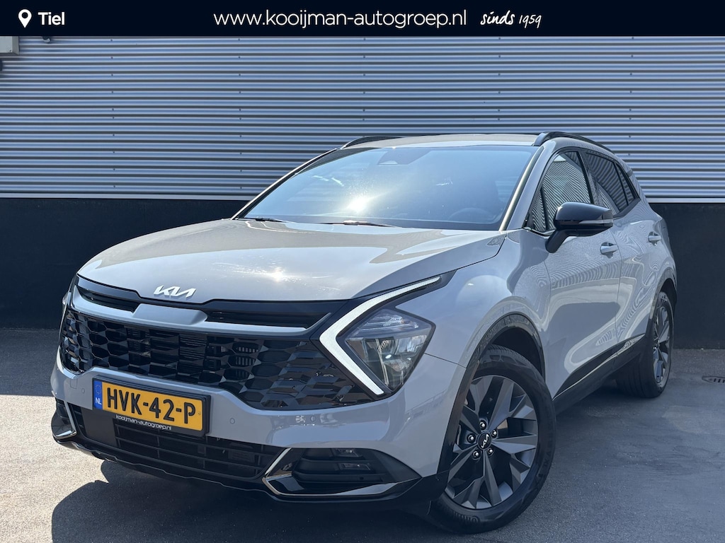 Kia Sportage 1.6 T-GDi Hybrid Dark Edition NL-auto, Nieuw geleverd, BTW-auto, Stoel- & Stuurwiel verwarmd, Parkeersensoren, LMV, LED, Smart Key