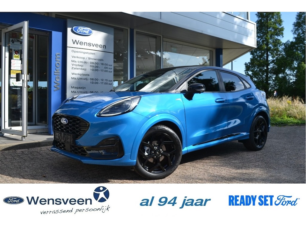 Ford Puma 1.0T 125pk ECOBOOST Hybrid ST-Line AUT | VOORRAAD NIEUW, black pack, winter pack