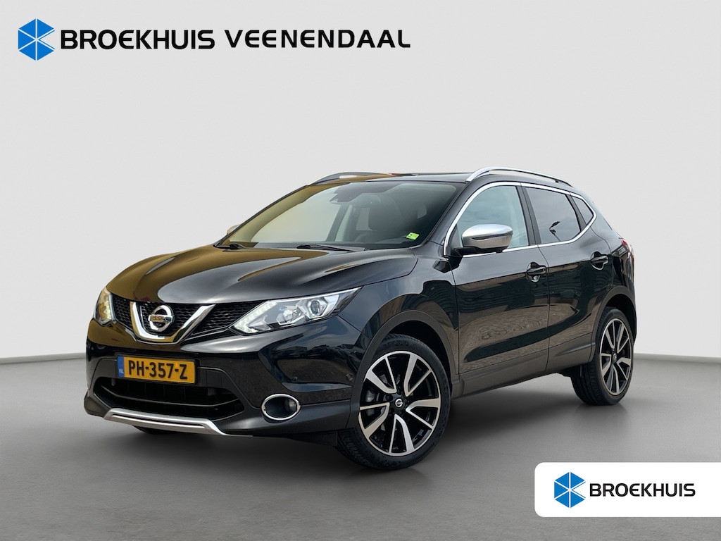 Nissan Qashqai 1.2 Tekna | Panoramadak | Stoelverwarming | Lederen Bekleding | Cruise Control | Camera