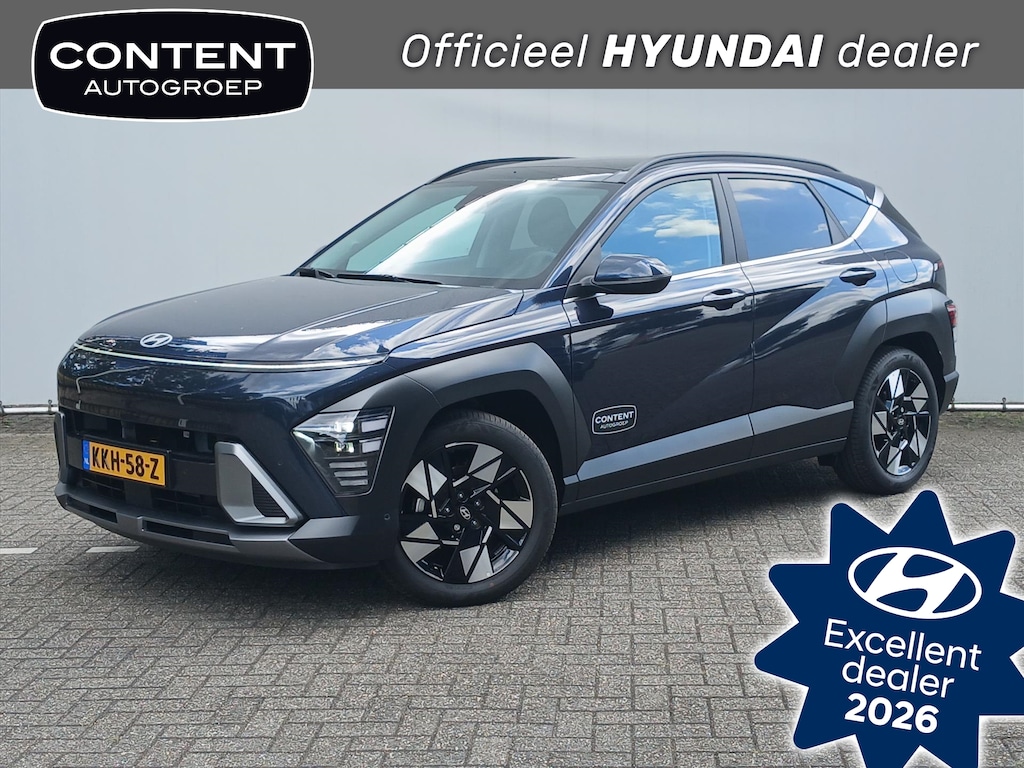 Hyundai Kona 1.6 GDI HEV 138pk DCT Premium Sky / DIRECT LEVERBAAR! / Demonstratieauto /