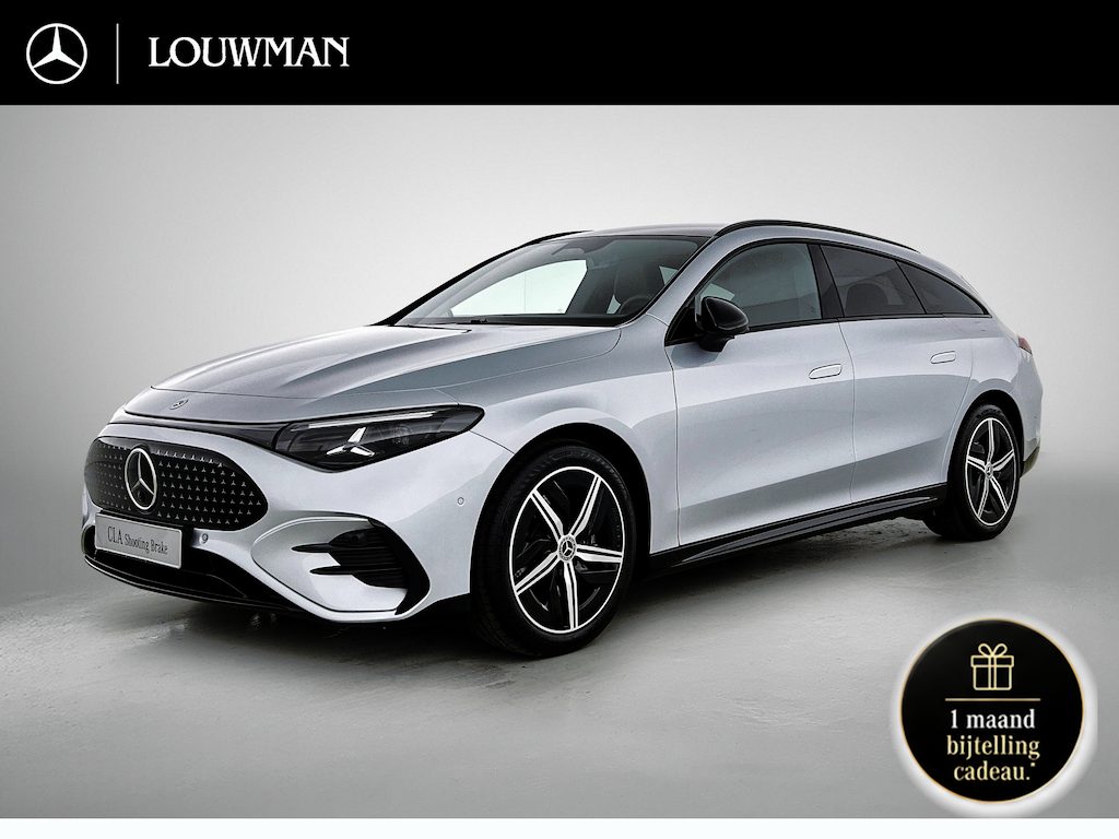 Mercedes-Benz CLA Shooting Brake 250+ Business Solution AMG 85 kWh | Nightpakket | Trekhaak | Sportstoelen | Vast panoramadak | Warmtewerend, donkergetint glas | 18 inch vijfspaaks AMG-velgen |  URBAN GUARD |