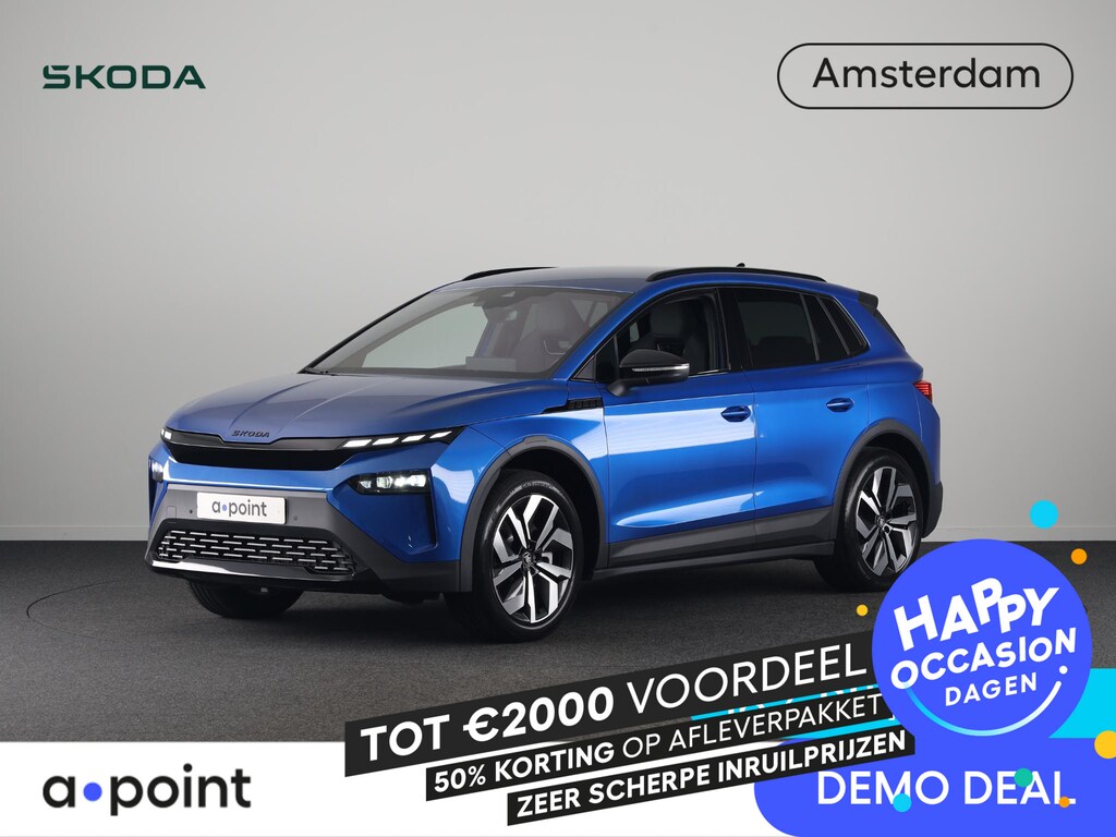 Skoda Elroq 85 Sportline 286pk | Pluspakket | Trekhaak | Adaptief onderstel | Warmtepomp | Verw. voorruit |