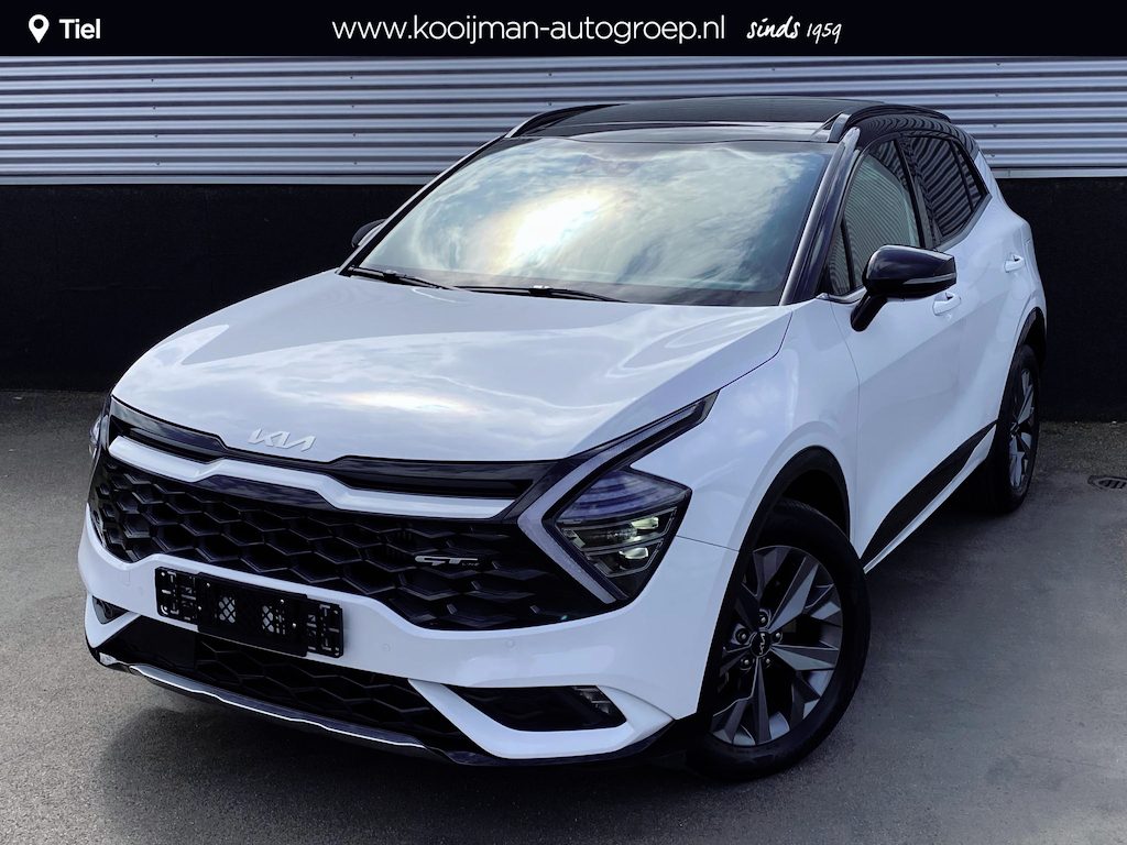 Kia Sportage 1.6 T-GDi Hybrid GT-Line Schuif/kanteldak, Stoel- & stuurverwarming, Dodehoekdetectie, Elektrische achterklep, Navigatie, Climate control