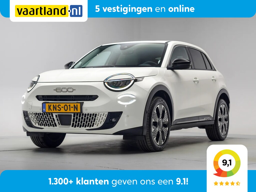 Fiat 600 1.2 Hybrid La Prima [ Navi Apple/Android Camera Leer Clima]