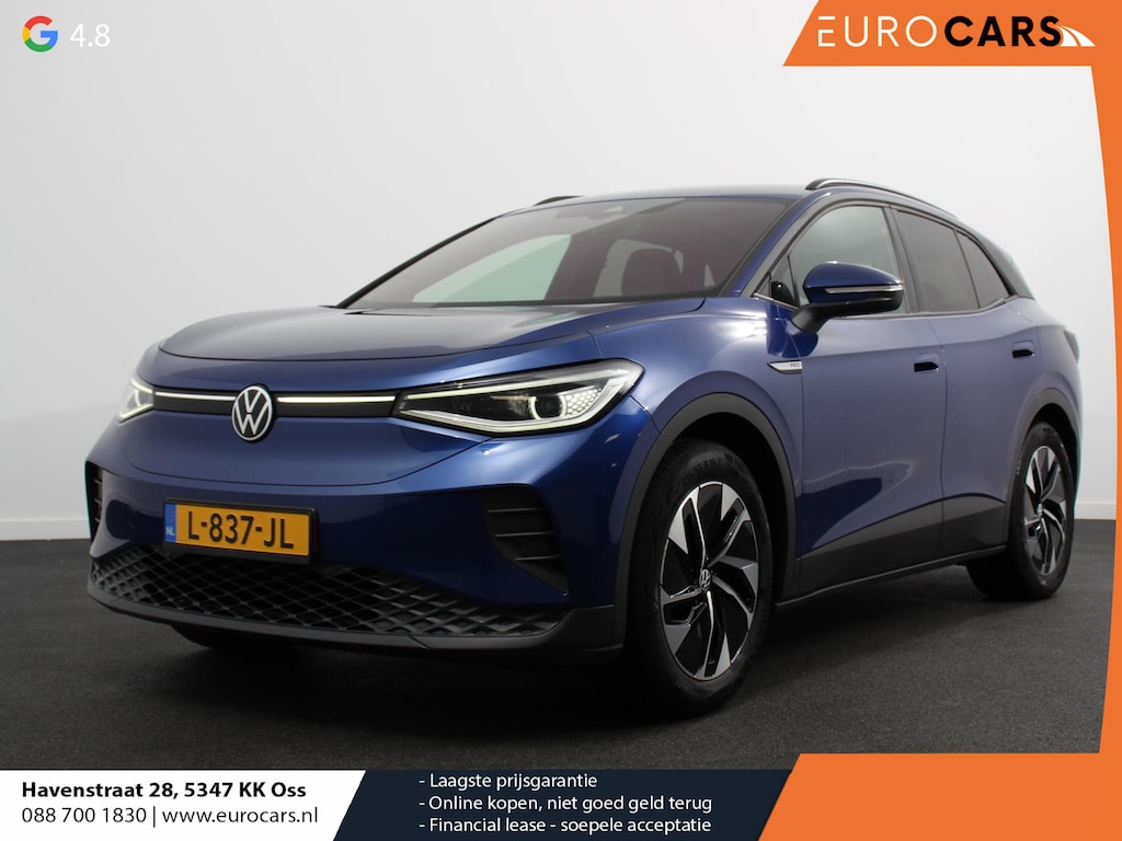 Volkswagen ID.4 Business 77 kWh SOH 83% Leder Navigatie 19" Lichtmetalen Velgen Apple Carplay/Android Auto Climate Control Warmtepomp Stoelverwarming Led Parkeer sensoren