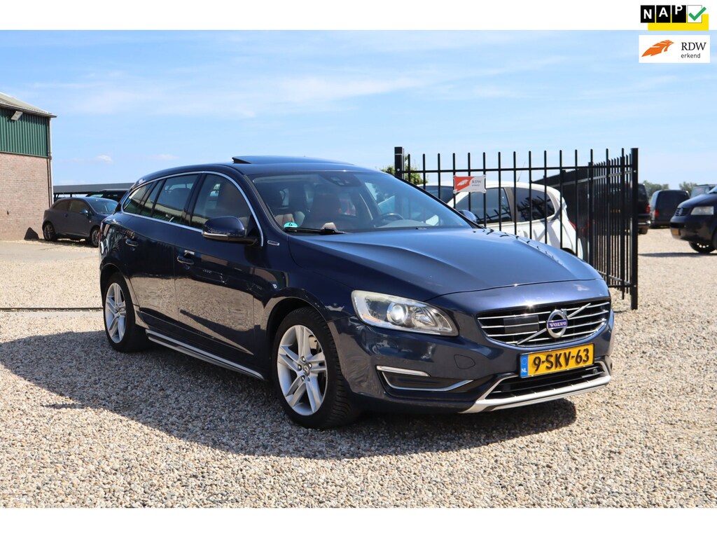 Volvo V60 2.4 D6 AWD Plug-In Hybrid Summum leder