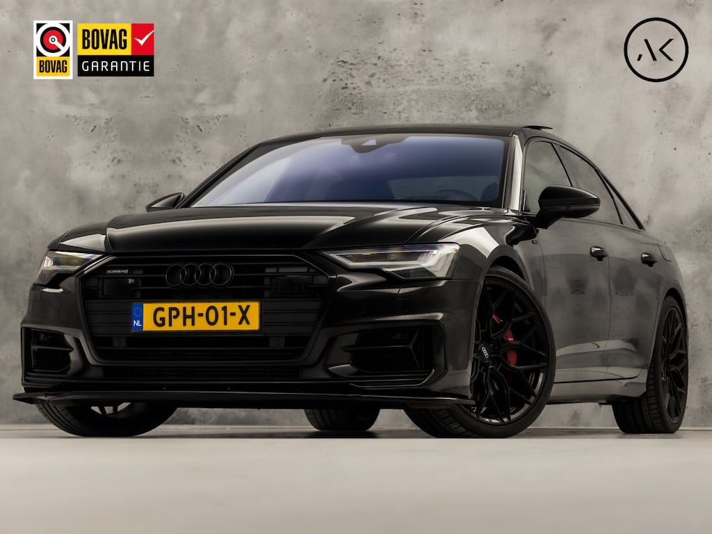 Audi A6 55 TFSI e Quattro S-Line Competition 367Pk Automaat (PANORAMADAK, CARBON PACK, BANG&OLUFSEN, APPLE CARPLAY, CAMERA, MEMORY SEATS, GETINT GLAS, HEAD-UP DISPLAY, ADAPTIVE CRUISE, SFEERVERLICHTING, NIEUWSTAAT)