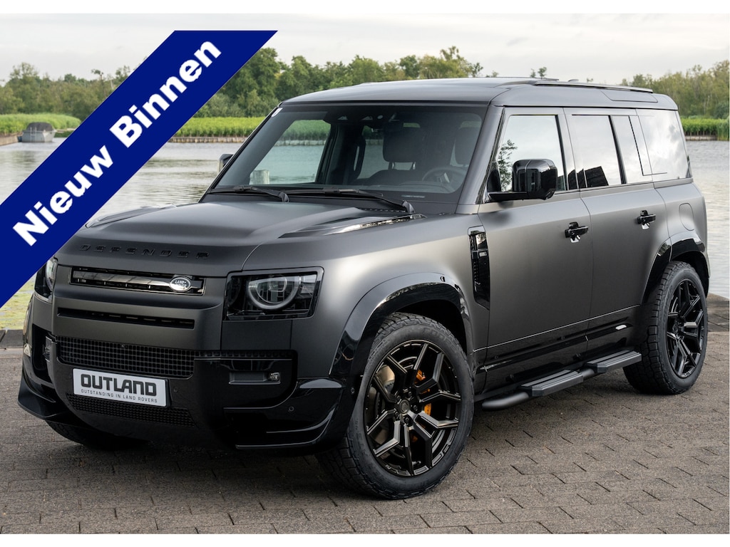Land Rover Defender 110 P300e 110 X-Dynamic HSE | Outland Edition II | Full Options | Koelkast  | Santorini Black - Satin PPF Stealth |
