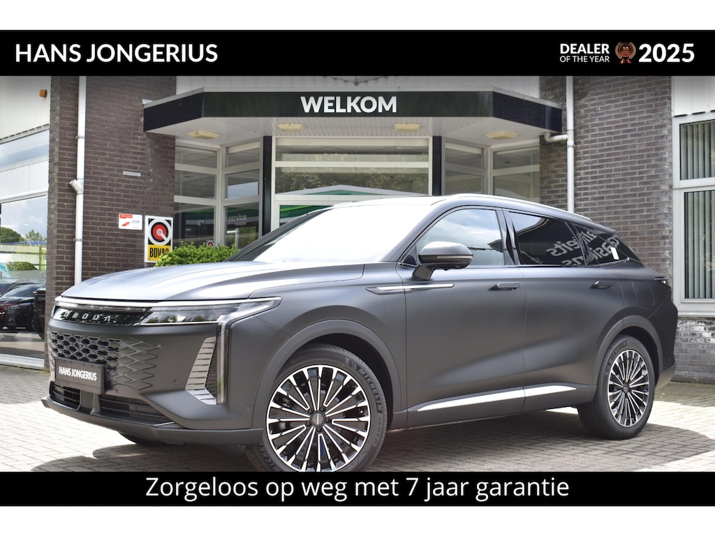 Omoda 9 SHS-P Premium INCL ZOMERPREMIE EN INRUILPREMIE | MATZWART | 538 PK | STOELMASSAGE | STOELVERWARMING+VENTILATIE VOOR+ACHTER | SONY AUDIO | 20 INCH | PANORAMADAK | ELEKTR. ACHTERKLEP