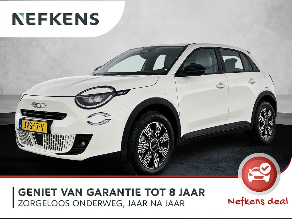 Fiat 600 1.2 145pk Hybrid Icon Automaat | Apple Carplay/Android Auto | Cruise Control | LED | 17"LMV | Climate Control | Parkeersensoren |