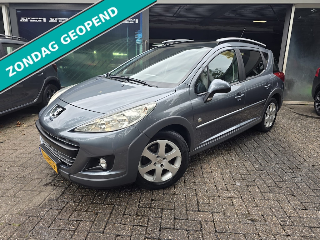 Peugeot 207 SW Outdoor 1.6 VTi |3/6 OF 12MND GARANTIE | NIEUWE APK | PANO | AIRCO | LMV | TREKHAAK |