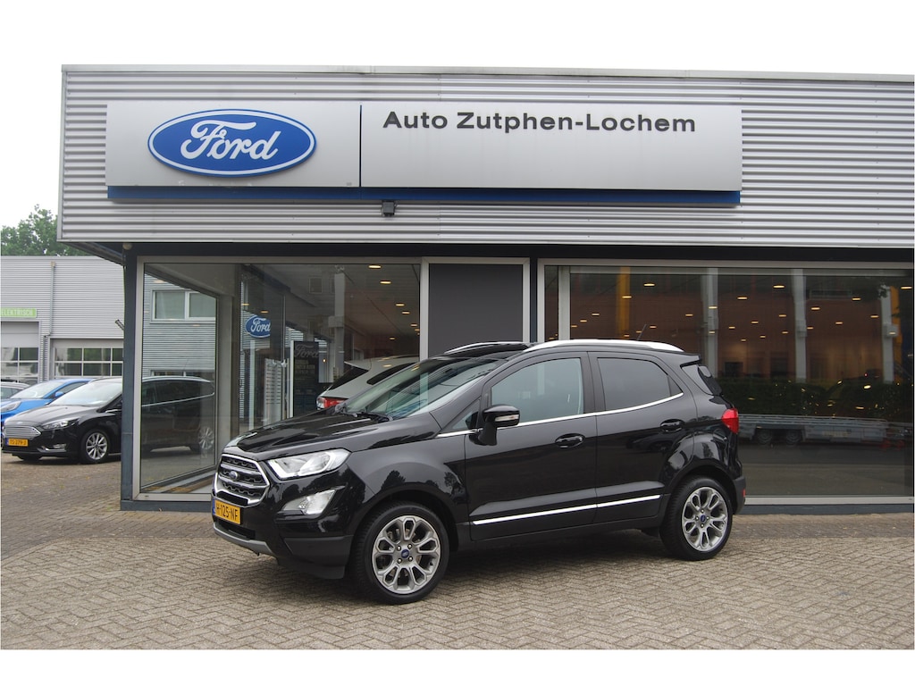 Ford EcoSport 1.0 EcoBoost Titanium AUTOMAAT |STOEL/STUUR-VOORRUITVERWARMING | CAMERA | PARK.SENSOR V+A | CRUISE CONTROL