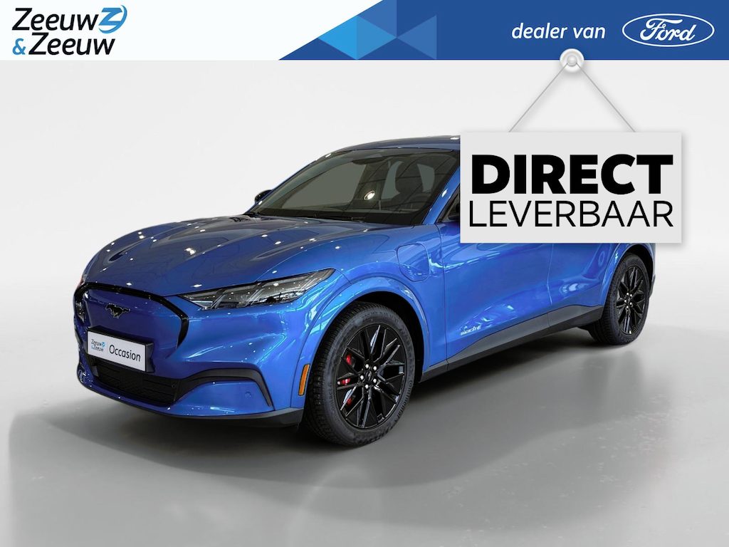 Ford Mustang Mach-E Extended Premium RWD 88 kWh | NIEUW | Direct Leverbaar | Private Lease Vanaf €898,- P/M | 615KM Actieradius |