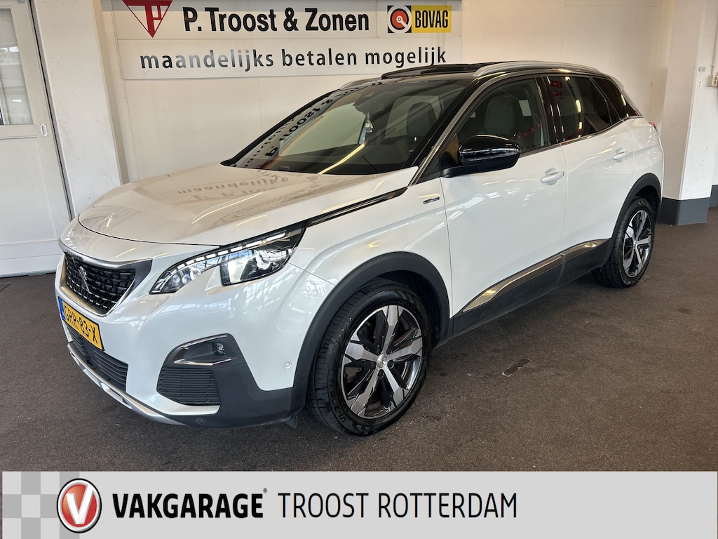 Peugeot 3008 1.2 PureTech GT Line | Panoramadak | Cruise control | Achteruitrijcamera | Keyless | Navigatie | Climate control | Half-Lederen bekleding