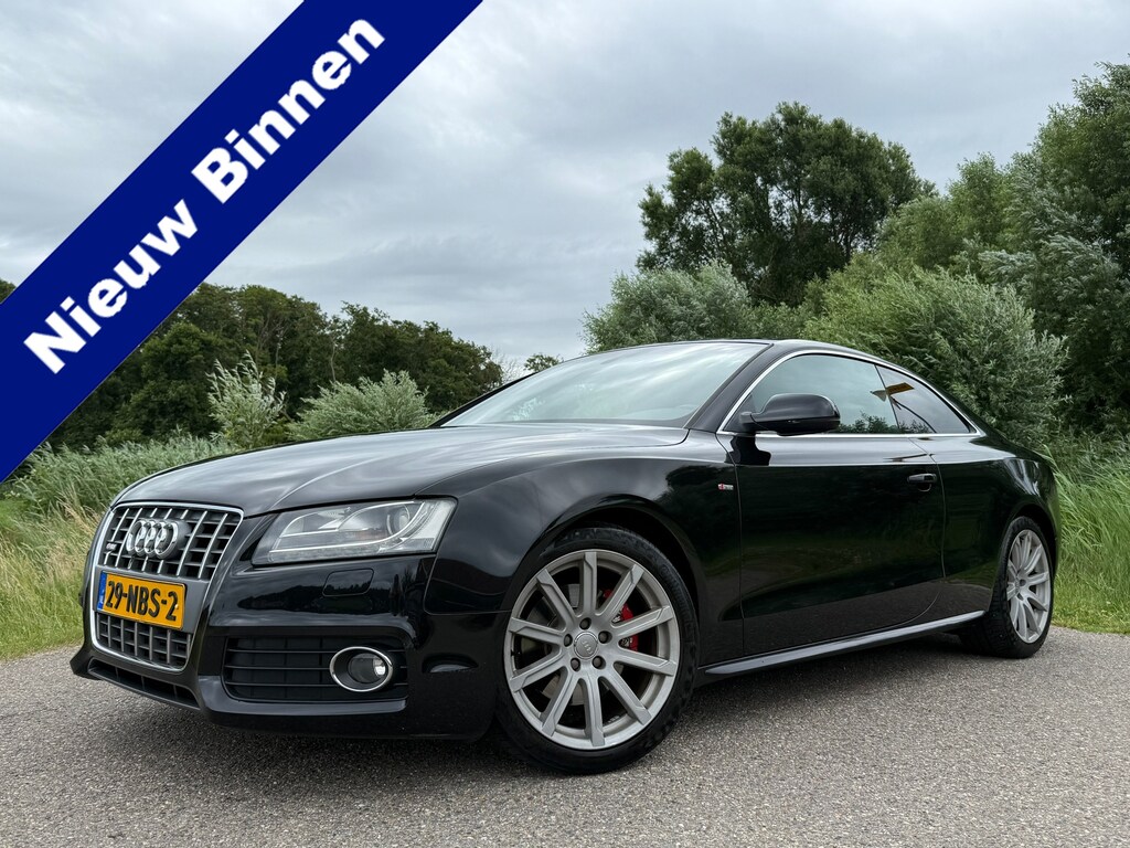 Audi A5 Coupé 2.0 TFSI Pro Line S Automaat | H-Leder | Origineel NL | 18" Velgen | Navi | Clima | PDC | Cruise | LED | Goed onderh