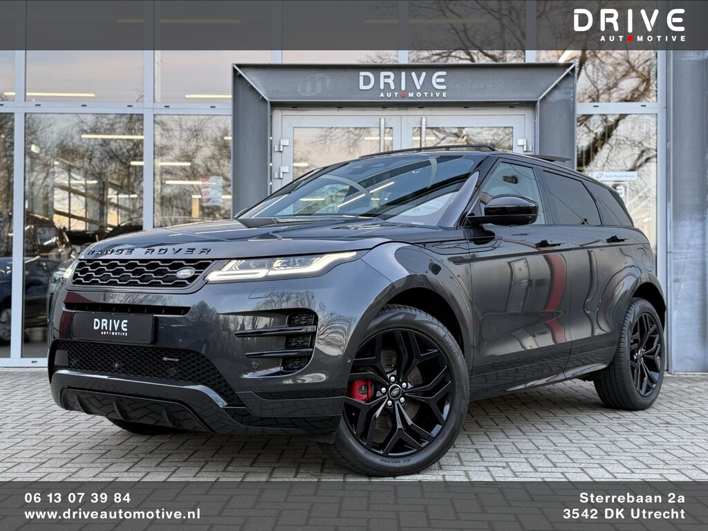 Land Rover Range Rover Evoque 1.5 P300e AWD R-Dynamic HSE Black Style|Schuif/kantel dak|Sfeer|Meridian|Matrix|Trekhaak