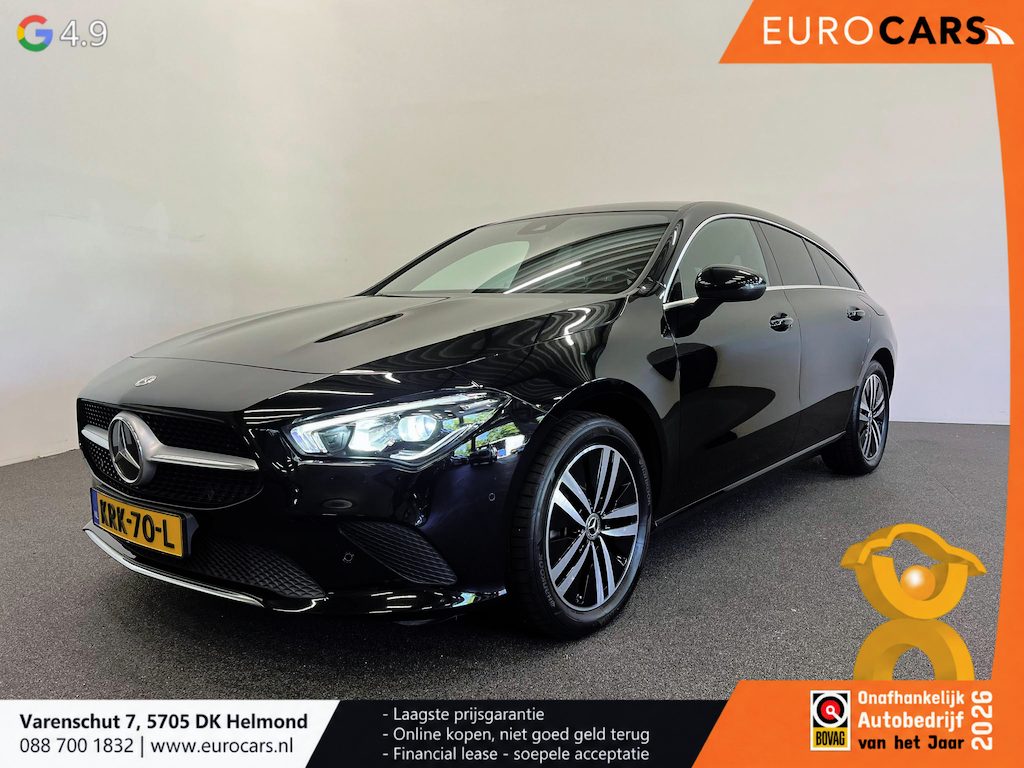 Mercedes-Benz CLA Shooting Brake 250 e Business SoH 93% Panoramadak Trekhaak Navigatie Camera Parkeerhulp Cruise control Stoelverwarming Virtual Cockpit Full Led Half leder Climate Control Lichtmetalen velgen