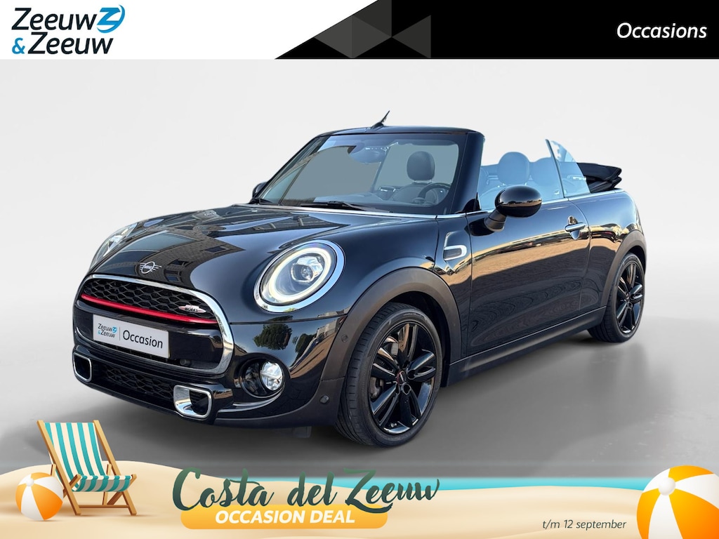 MINI Cooper Cabrio 1.5 Chili | NL-Auto | JCW Pakket | Camera | Navigatie | Vol-leder | PDC | Stoelverw. |