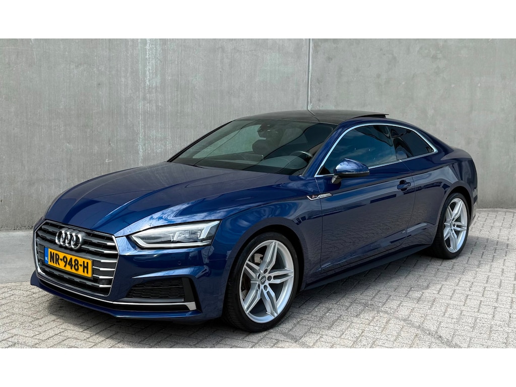 Audi A5 Coupé 2.0 TFSI ultra Launch Edi S 2017 Blauw PANO