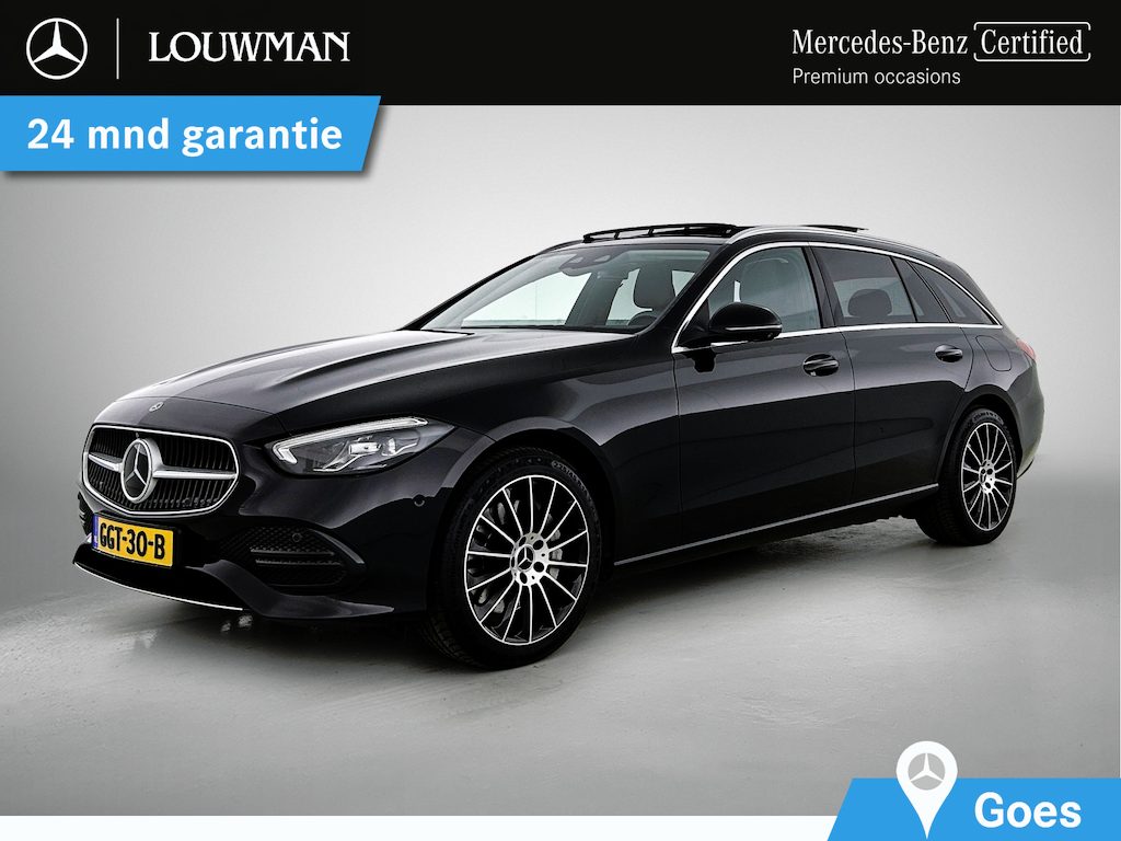 Mercedes-Benz C-klasse Estate 300 e Plug-In Hybride | Panoramadank |  Trekhaak | Cruise Control | 360° camera | Inclusief 24 maanden MB Certified garantie voor Europa.