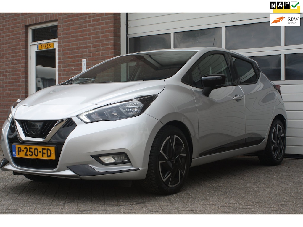Nissan Micra 1.0 IG-T N-Design GARANTIE, Airco, Onderhoud Boekje, 5 Deurs, Getint Glas, Spraak, Line Assist
