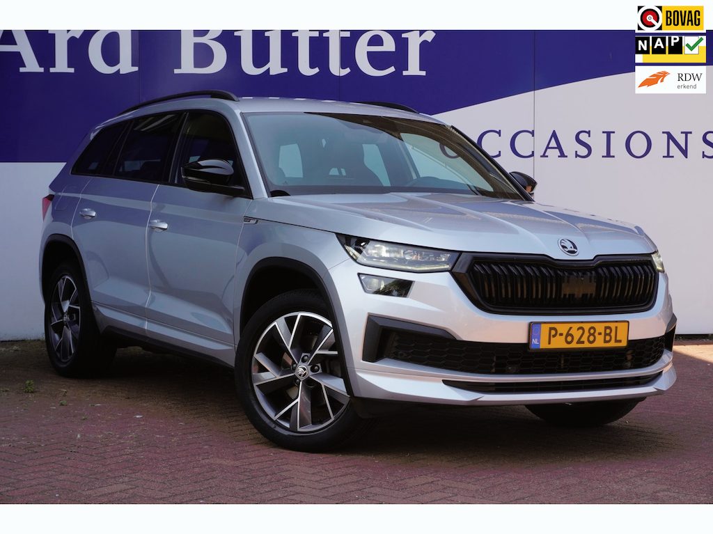 Skoda Kodiaq 1.5 TSI Sportline Business 7PERS+Comf/Functie-Pakket+Vitrual+Led+navi+camera+Flippers =NIEUW TYPE !