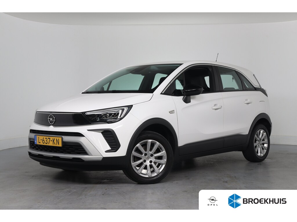 Opel Crossland 1.2 Turbo Elegance | 1e Eigenaar! | Dealer Onderhouden! | Trekhaak | LED | AGR Stoel | Navi By App | Clima | Cruise Control | DAB | Lichtmetalen Velgen |
