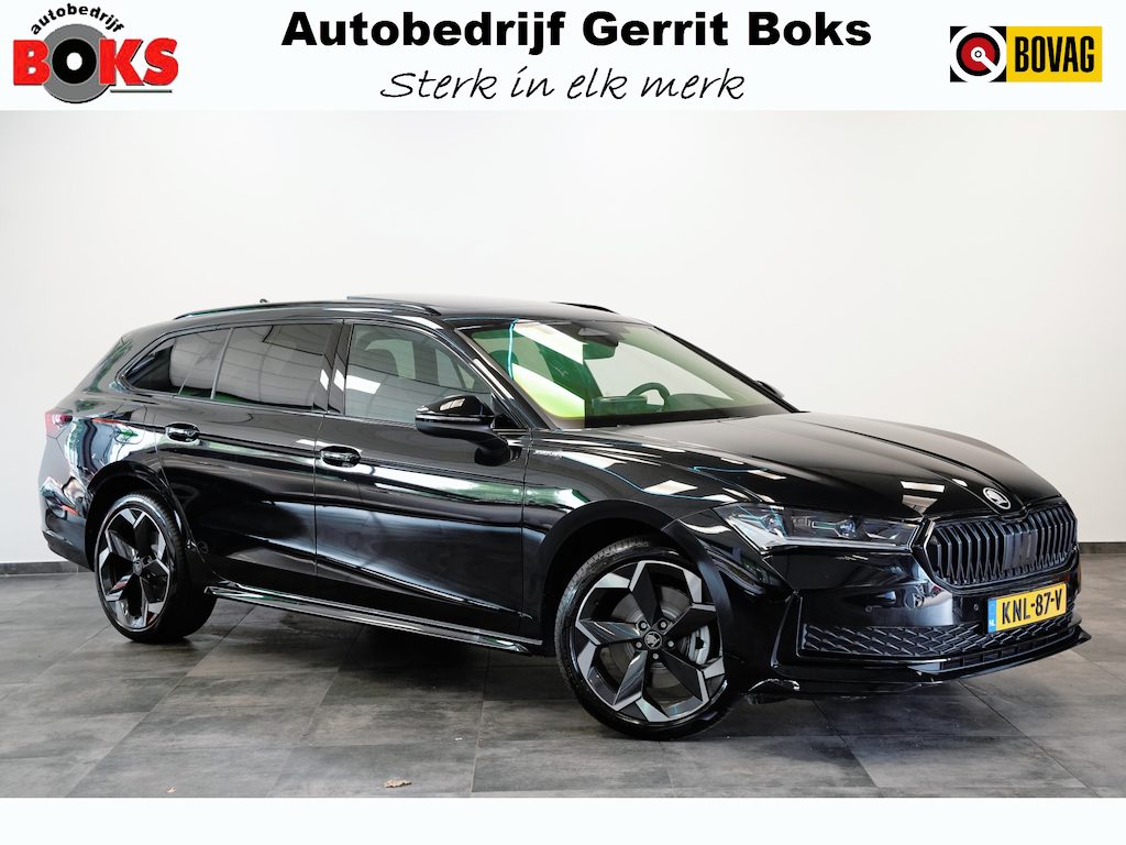 Skoda Superb Combi 1.5 TSI PHEV Sportline Panoramadak RS Leer Elek. Stoelen StoelVent. /Verwarming 24 Maanden garantie* (Vraag naar de voorwaarden)