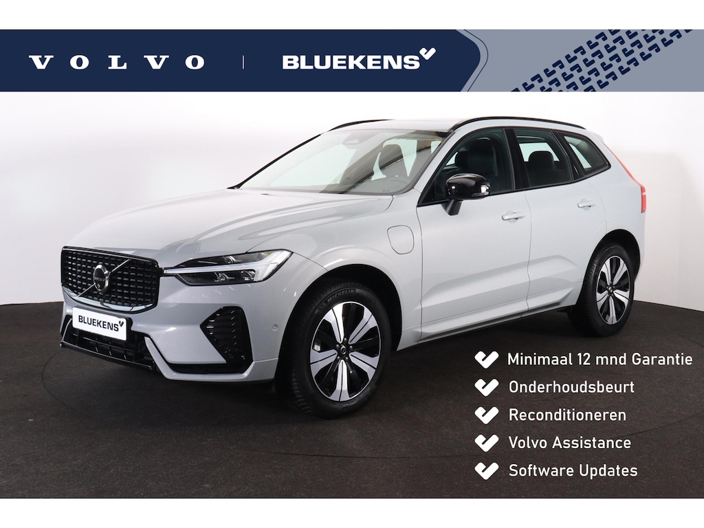 Volvo XC60 T6 Recharge AWD Plus Dark - Panorama/schuifdak - IntelliSafe Assist & Surround - 360º Camera - Verwarmde voorstoelen, stuur & achterbank - Parkeersensoren voor & achter - Elektr. bedienb. voorstoelen met geheugen - Draadloze tel. lader - Inklapbare trekhaak - 19' LMV