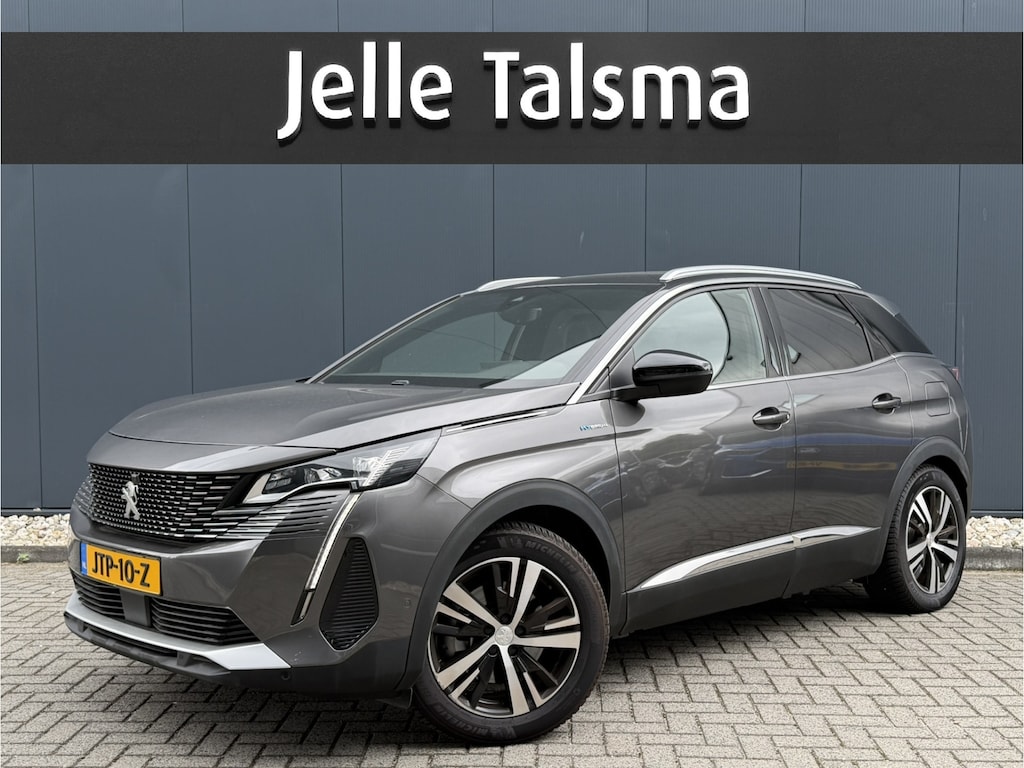 Peugeot 3008 1.6 HYbrid4 300 GT | Camera 360 | kantel schuifdak | Apple carplay/Android Auto | Stoelverwarming