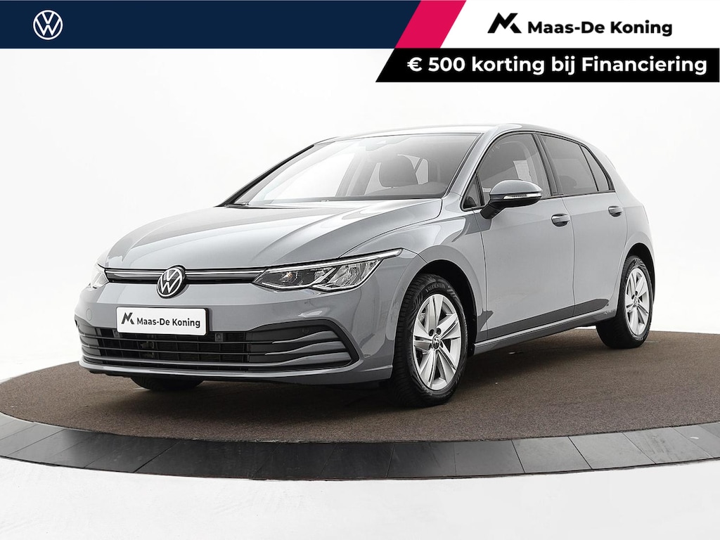 Volkswagen Golf 1.0 eTSI 110pk DSG Life · Camera · Apple/Android Car Play · Navigatie · P-Sensoren · Sfeerverlichting · 16'' Inch · Garantie t/m 06-02-2028 of 100.000km