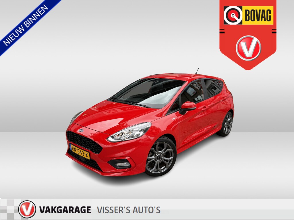 Ford Fiesta 1.0 EcoBoost ST-Line | 100 PK | applecarplay/android auto | 17 inch velgen | airco | ST-Line |