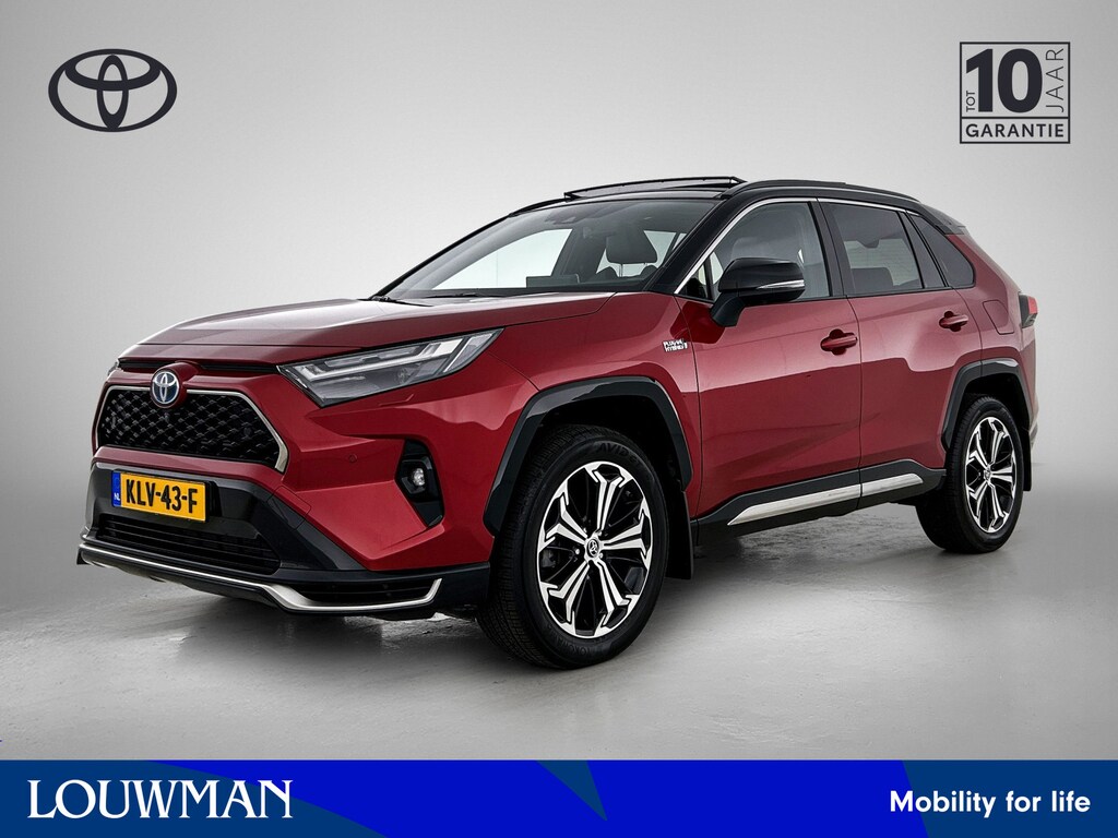 Toyota RAV4 2.5 Plug-in Hybrid AWD Bi-Tone Plus | Dealer onderhouden | Panoramadak | JBL | Head-Up Display | 360 Camera + camera binnenspiegel | Stoel ventilatie | Stoel+stuurverwarming | Navigatie | Apple CarPlay/Android Auto | SL 43