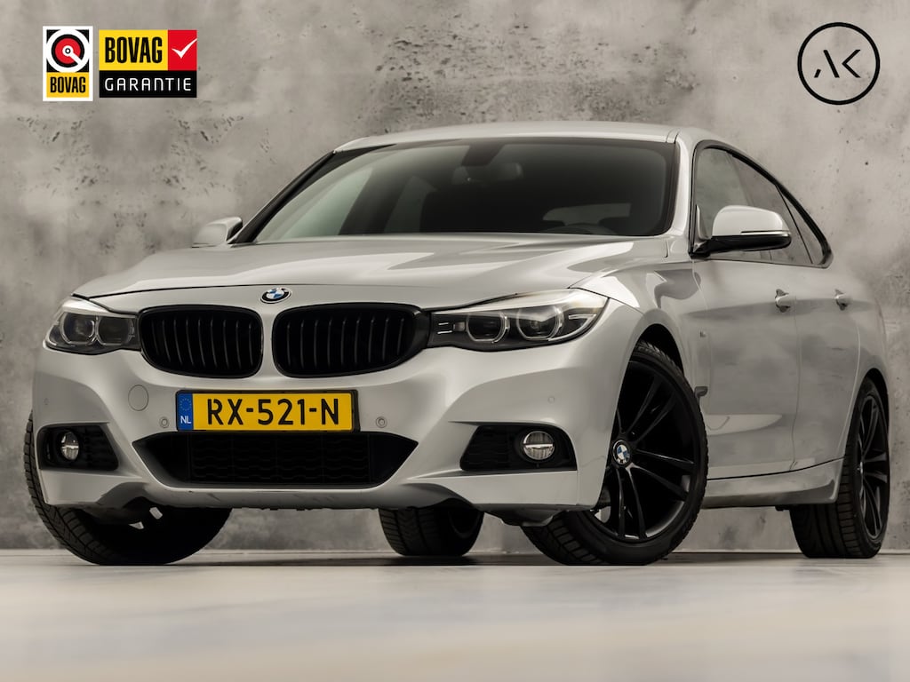 BMW 3-Serie Gran Turismo GT 320i M Sport High Executive 184Pk Automaat (GROOT NAVI, M PAKKET, STOELVERWARMING, LEDER, SPORTSTOELEN, GETINT GLAS, PARKEERSENSOREN, NIEUWSTAAT)