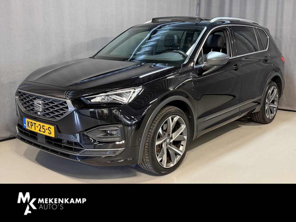 SEAT Tarraco 1.4 TSI e-Hybrid PHEV FR Business Intense 20"/Panoramadak/Leder + memory/Trekhaak/360 camera/Keyless/Dodehoek/Elektrische klep/Stuur + stoelverwarming v+a