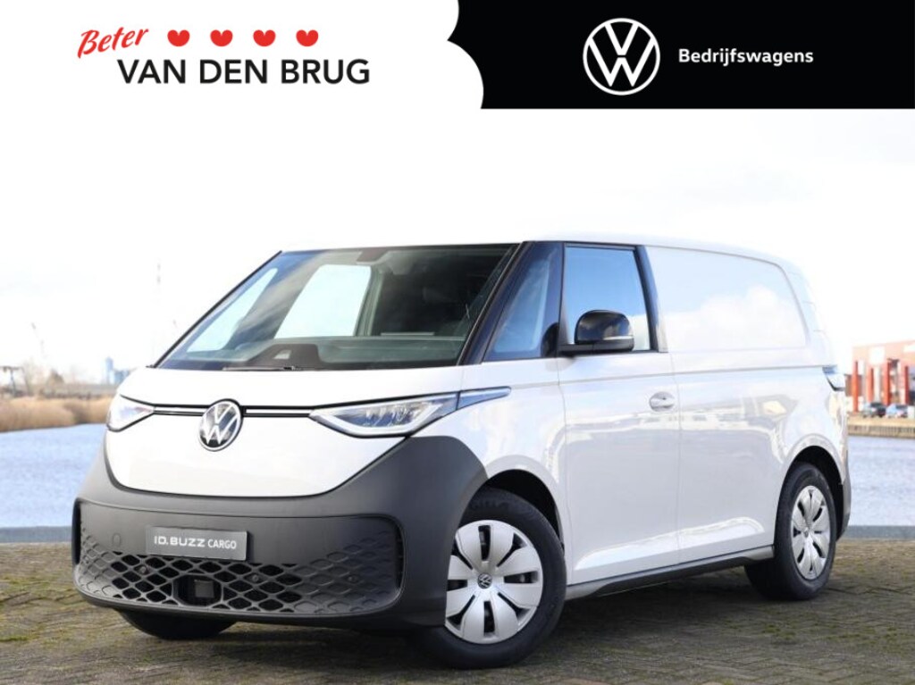 Volkswagen ID. Buzz Cargo Economy Limited Edition Elektromotor 286PK 79 kWh Okt. rijden | Trekhaak | Navigatie via App Connect | Led | ACC | Grote accu | Bijrijdersbank | Achterklep