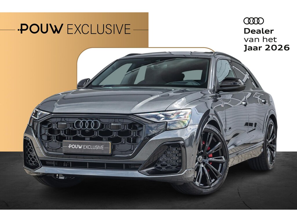 Audi Q8 60 TFSIe 490pk quattro Pro Line S Competition | Achterasbesturing | Trekhaak | Panoramadak | 23'' Velgen | B&O Audio