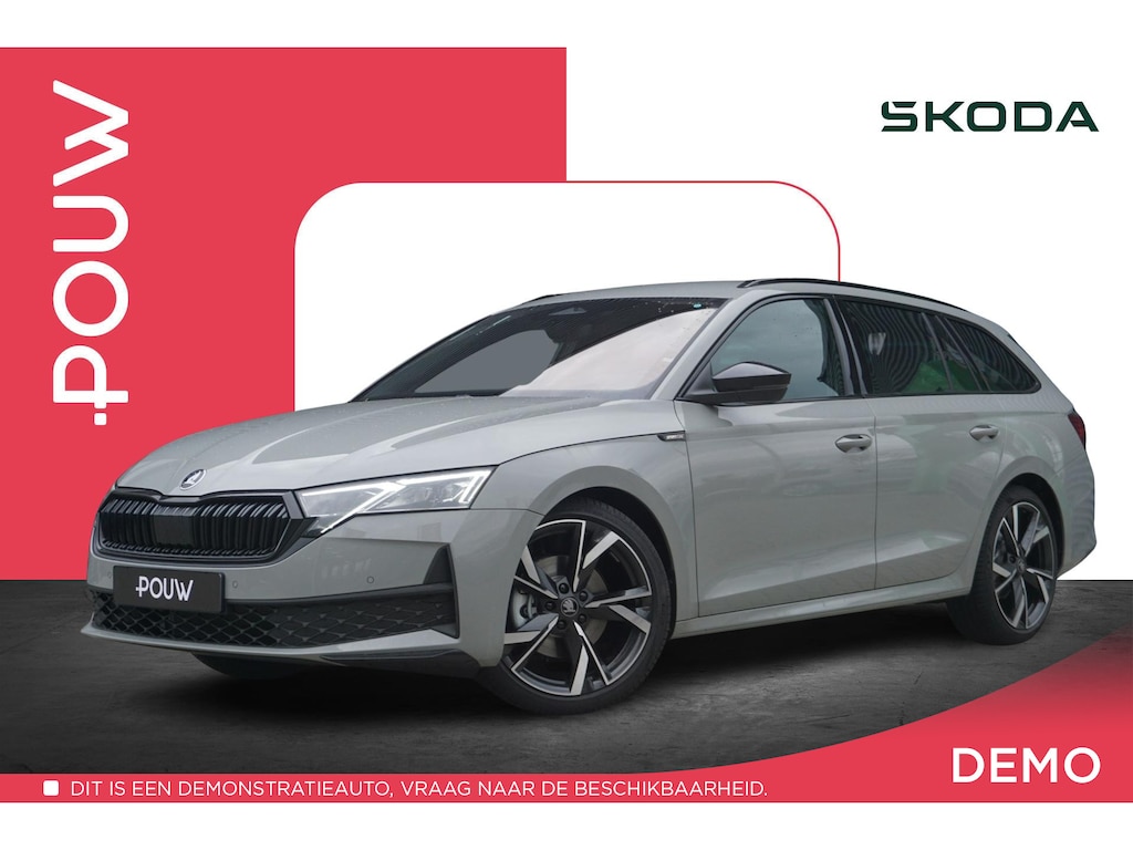 Skoda Octavia Combi 1.5 TSI 150pk DSG MHEV Sportline Tour | Canton Audio | Head-up | Trekhaak