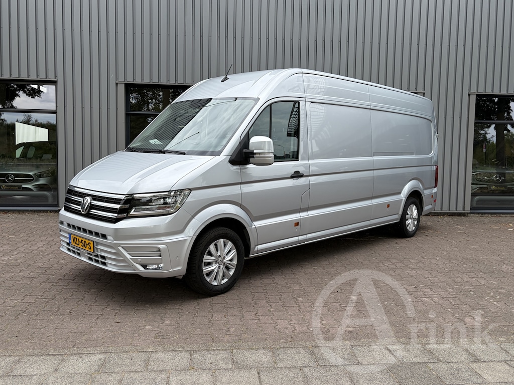 Volkswagen Crafter 35 L4H3 177 Pk 75-Edition, LED koplampen, Navi, Dab, Adaptive Cruise, Leder bekleding, Voorruit verwarming, ErgoActive stoel, Trekhaak, PDC