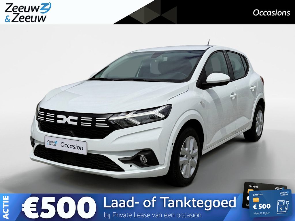 Dacia Sandero 100PK TCe ECO-G Expression | 1e eigenaar | Airco | Parkeersensoren | Camera | Apple CarPlay/Android Auto | Elektrische Ramen & Spiegels | Licht & Regen Sensor | Full LED |