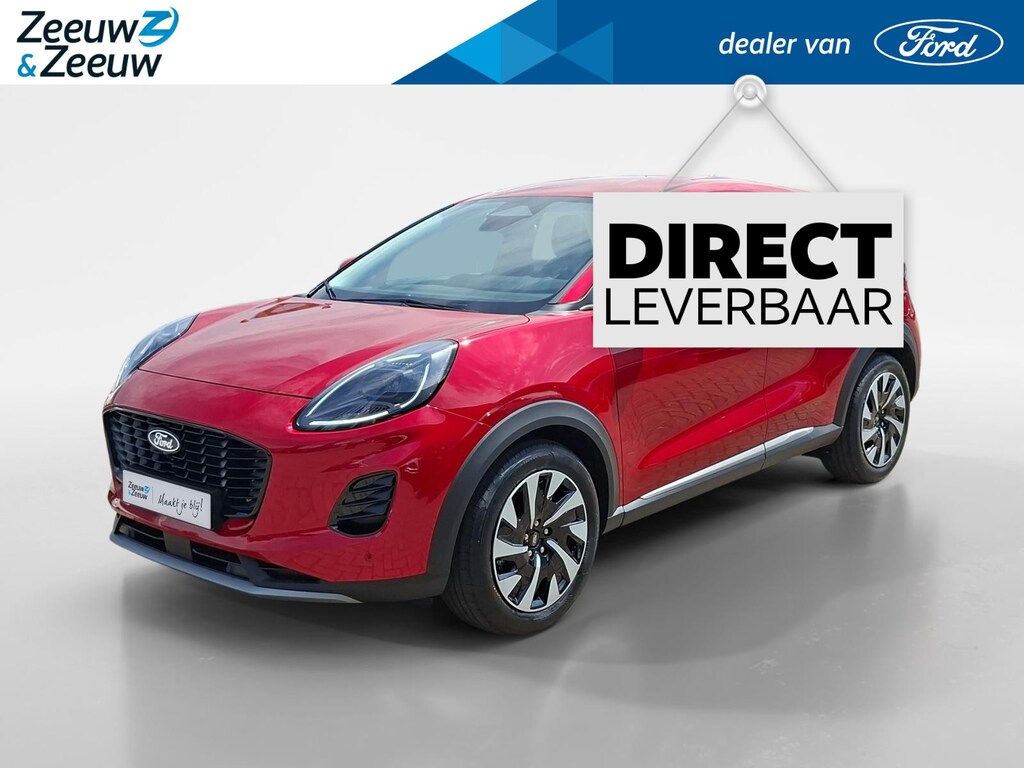 Ford Puma 1.0 EcoBoost Hybrid Titanium | €5.000.- korting | 0,99% rente | Direct leverbaar | Winterpack | Achteruit rij camera