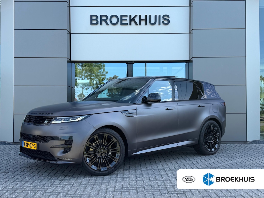 Land Rover Range Rover Sport P460e Dynamic SE | Satin wrap | Head-up | 23 Inch | Meridian 3D | Black pack | Stoelkoeling | Lederen dashboard
