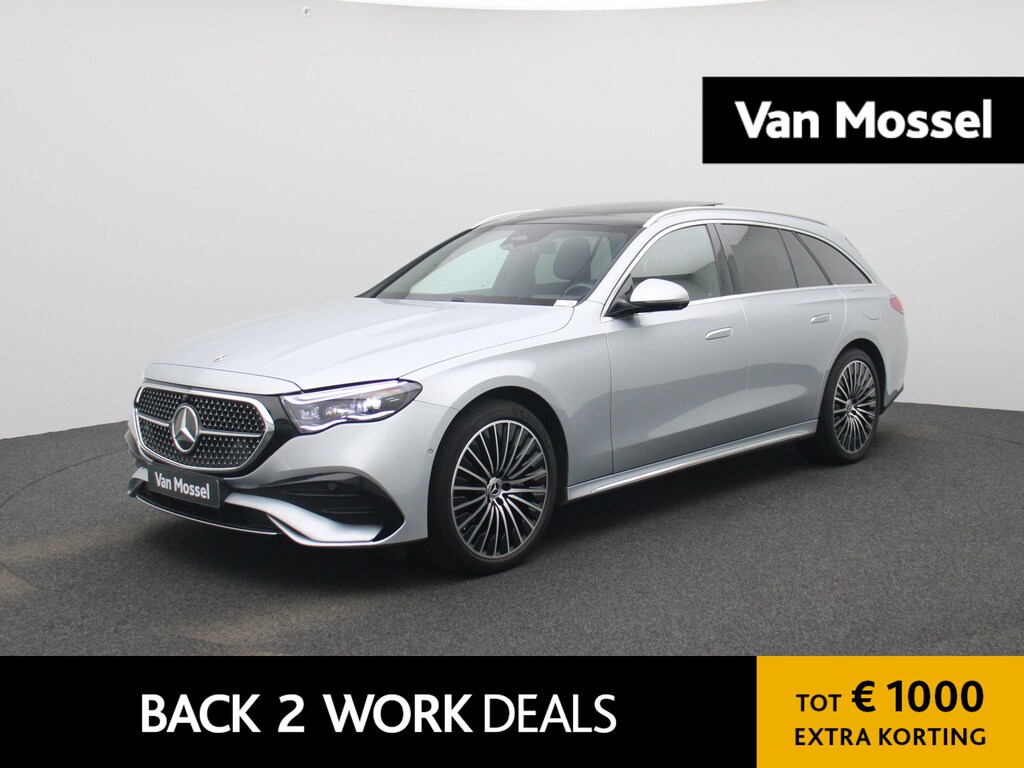 Mercedes-Benz E-klasse Break E 300 de 4MATIC Exclusive Line | Burmester 4D | HUD| 360 parking camera 3D | 20" AMG multi-spoke | ENERGIZING Plus pakket | Cruise control met adaptieve cruise control stop & go | Ellipsoïde koplampen LED | Individuele zetels | Illuminated radiator grille | 12 Maanden BOVAG Garantie |