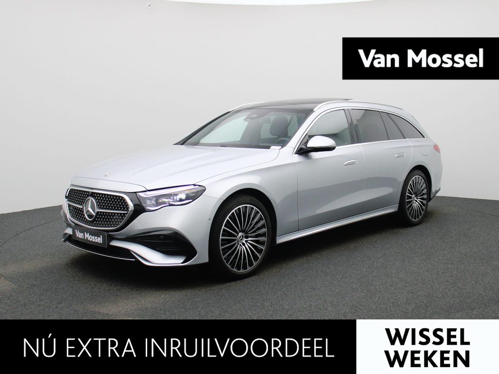 Mercedes-Benz E-klasse Estate 300 de 4MATIC Exclusive Line | Burmester 4D | HUD| 360 parking camera 3D | 20" AMG multi-spoke | ENERGIZING Plus pakket | Cruise control met adaptieve cruise control stop & go | Ellipsoïde koplampen LED | Individuele zetels | Illuminated radiator grille | 12 Maanden BOVAG Garantie |